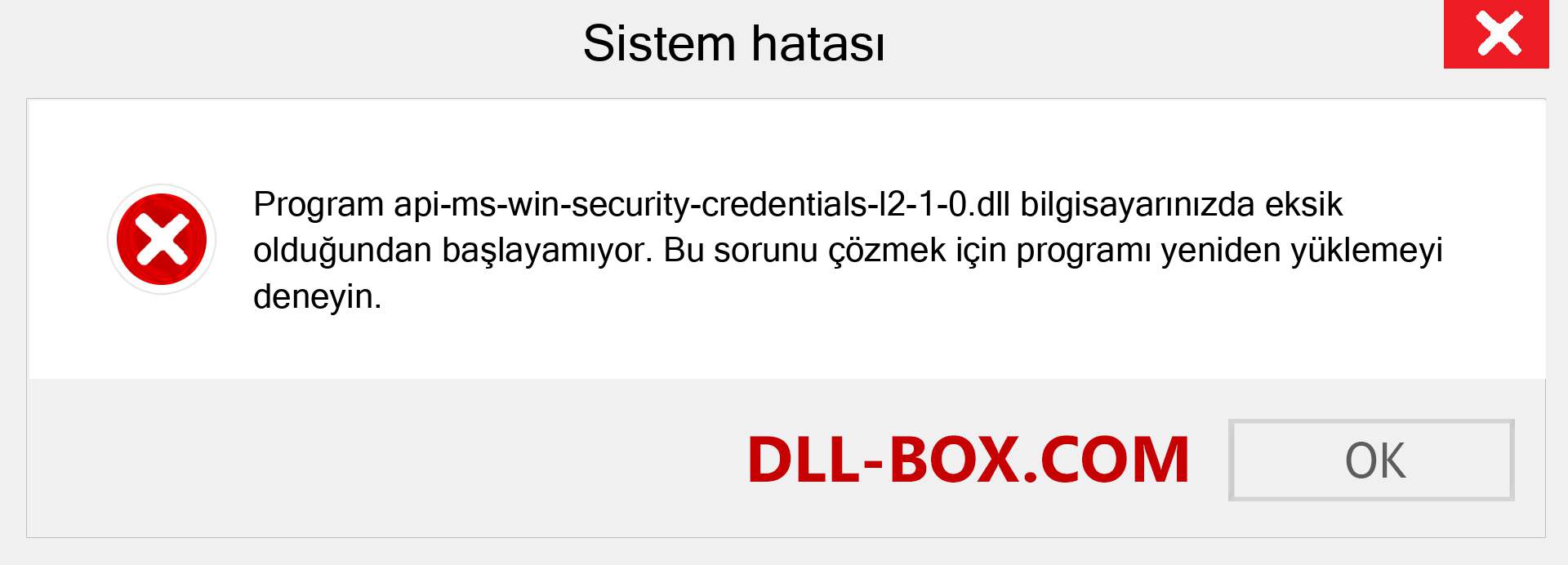 api-ms-win-security-credentials-l2-1-0.dll dosyası eksik mi? Windows 7, 8, 10 için İndirin - Windows'ta api-ms-win-security-credentials-l2-1-0 dll Eksik Hatasını Düzeltin, fotoğraflar, resimler